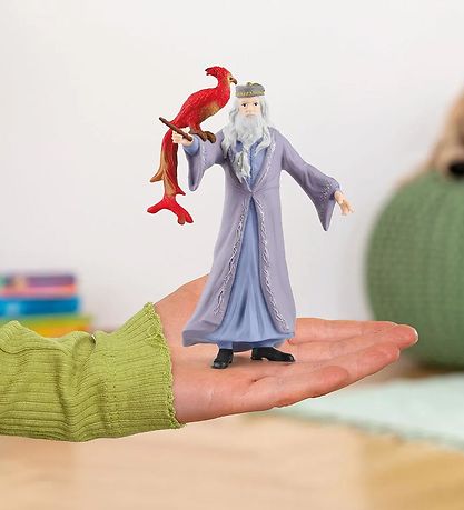 Schleich Harry Potter - Albus Dumbledore & Fawkes - H: 12 cm - 4 Schleich Harry Potter - Albus Dumbledore & Fawkes - H: 12 cm - 4