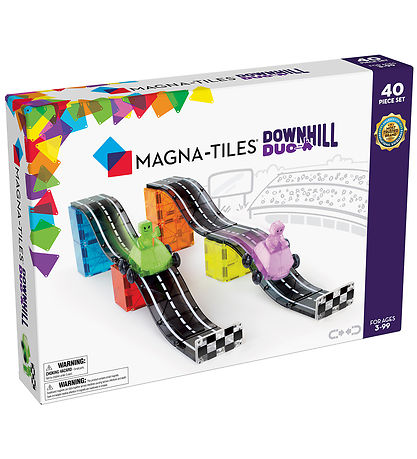 Magna-Tiles Magnetsæt - Downhill Duo - 40 Dele