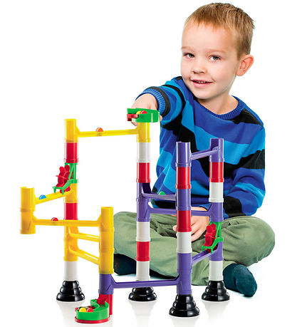 Quercetti Kuglebane - Migoga Marble Run Starter Set - 45 Dele -  Quercetti Kuglebane - Migoga Marble Run Starter Set - 45 Dele -
