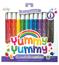 Ooly Tuscher m. Frugtduft - 12 stk - Yummy Yummy Ooly Tuscher m. Frugtduft - 12 stk - Yummy Yummy