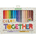 Ooly Double-sided Markers - 18 pcs - Color Together