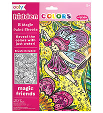 Ooly Magiske Maleark - Hidden Colors - 8 Stk. - Magic Friends Ooly Magiske Maleark - Hidden Colors - 8 Stk. - Magic Friends