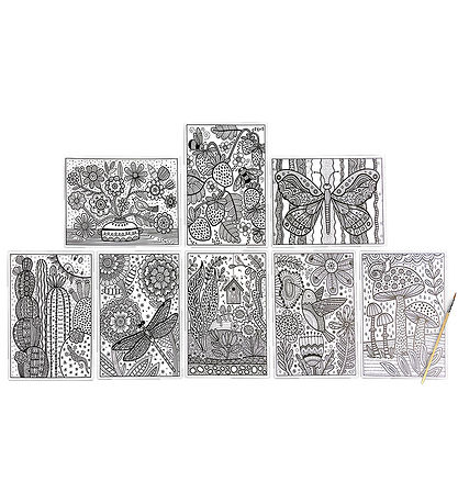 Ooly Magiske Maleark - Hidden Colors - 8 Stk. - Magic Nature Ooly Magiske Maleark - Hidden Colors - 8 Stk. - Magic Nature