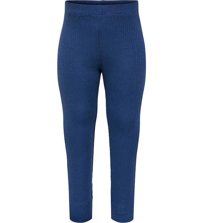 Hummel hmlRene Rib Leggings - Sargasso Sea
