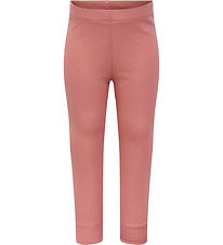 Hummel Leggings - Rib - hmlRene - Dusty Rose Hummel Leggings - Rib - hmlRene - Dusty Rose