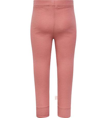 Hummel Leggings - Rib - hmlRene - Dusty Rose Hummel Leggings - Rib - hmlRene - Dusty Rose