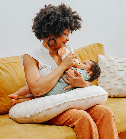 Babymoov Pregnancy/Nursing Pillow - 2-I-1 - Petals Ecru
