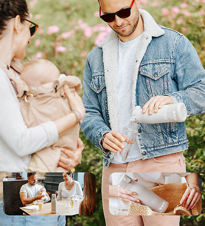 Babymoov Flaskevarmer - Moov & Feed - 340 ml - Mineral Beige Babymoov Flaskevarmer - Moov & Feed - 340 ml - Mineral Beige