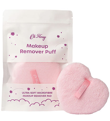 Oh Flossy Makeupfjerner-pude - Hjerte - Rosa Oh Flossy Makeupfjerner-pude - Hjerte - Rosa