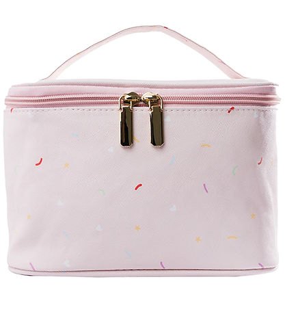 Oh Flossy Cosmetic Bag - Pink w. Confetti