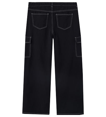 LMTD Bukser - Cargo - NlnUtizza - Black/White Stitches LMTD Bukser - Cargo - NlnUtizza - Black/White Stitches