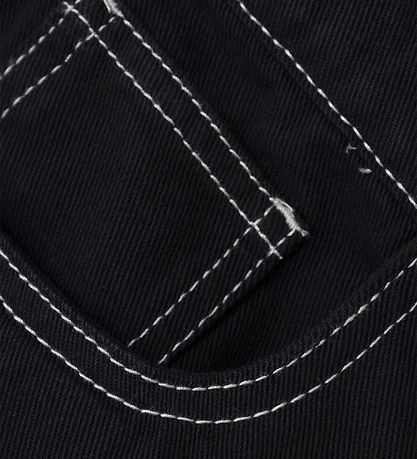 LMTD Bukser - Cargo - NlnUtizza - Black/White Stitches LMTD Bukser - Cargo - NlnUtizza - Black/White Stitches