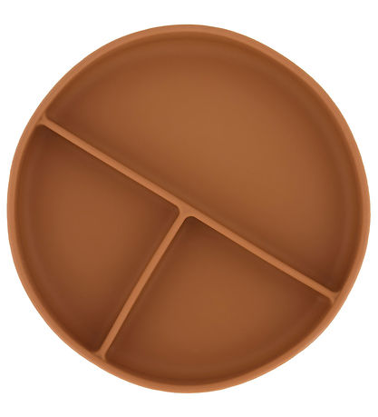 Mikk-Line Tallerken - Silikone - 3 Rum - Brown Sugar Mikk-Line Tallerken - Silikone - 3 Rum - Brown Sugar