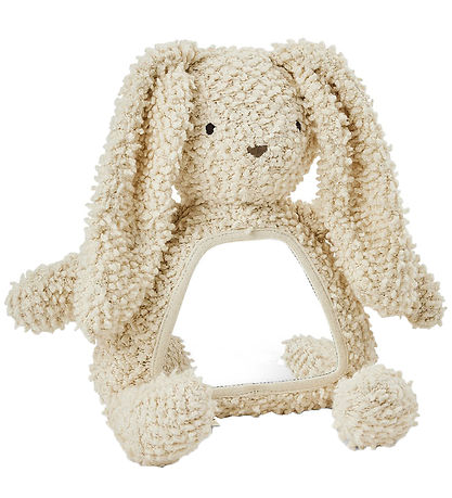 Smallstuff Motorikspielzeug - Kaninchen m. Spiegel - Off White B Smallstuff Motorikspielzeug - Kaninchen m. Spiegel - Off White B