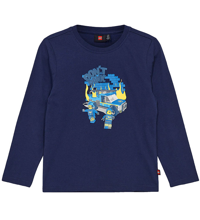 LEGO® City Bluse - LWTano 123 - Dark Navy m. Print