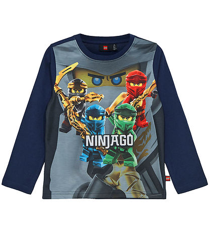 LEGO® Ninjago Bluse - LWTano 111 - Dark Navy m. Print LEGO® Ninjago Bluse - LWTano 111 - Dark Navy m. Print