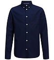 Jack & Jones Skjorte - JjEoxford - Navy Blazer