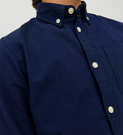 Jack & Jones Skjorte - JjEoxford - Navy Blazer