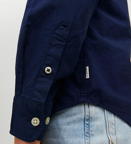 Jack & Jones Skjorte - JjEoxford - Navy Blazer