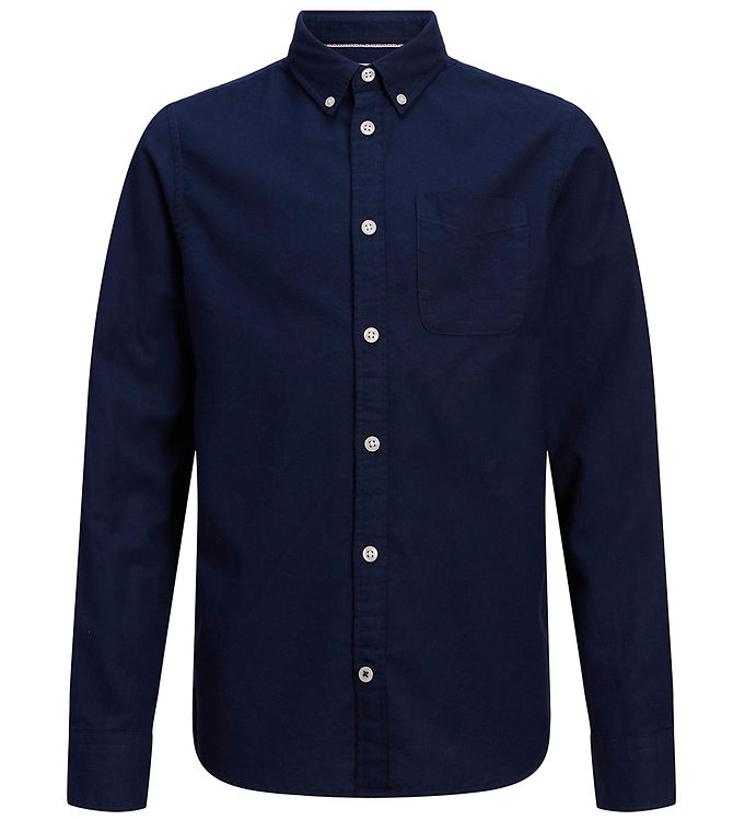 Jack & Jones Skjorte - JjEoxford - Navy Blazer