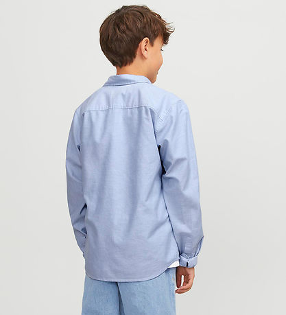 Jack & Jones Skjorte - JjEoxford - Cashmere Blue