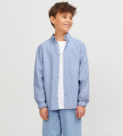 Jack & Jones Skjorte - JjEoxford - Cashmere Blue