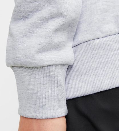 Jack & Jones Sweatshirt - JjeJosh - Noos - White Melange Jack & Jones Sweatshirt - JjeJosh - Noos - White Melange