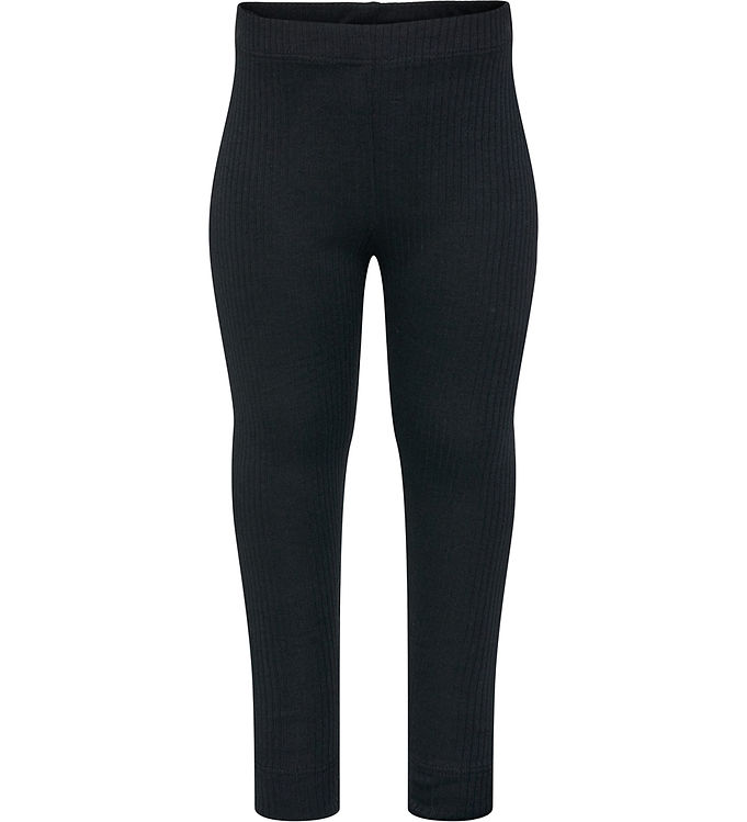 Hummel Leggings - Rib - hmlRene - Sort