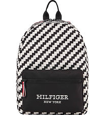 Tommy Hilfiger Rygsæk - Sort/Hvid Tommy Hilfiger Rygsæk - Sort/Hvid