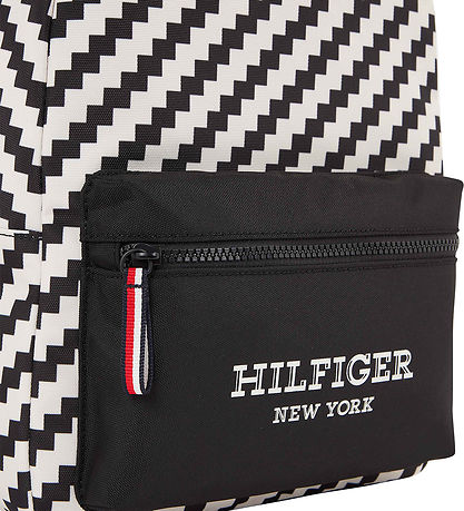 Tommy Hilfiger Rygsæk - Sort/Hvid