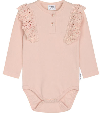 Body m/l Hust and Claire - Rib - Bélize - Peach Dust av. Froufro Body m/l Hust and Claire - Rib - Bélize - Peach Dust av. Froufro