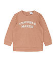 Hust and Claire Bluse - Sarina - Cafe Rose m. Hvid/Similisten Hust and Claire Bluse - Sarina - Cafe Rose m. Hvid/Similisten