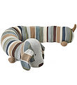 Smallstuff Bamse - 130x10 cm - Sengehund - Blå m. Striber Smallstuff Bamse - 130x10 cm - Sengehund - Blå m. Striber