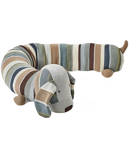 Smallstuff Bamse - 130x10 cm - Sengehund - Blå m. Striber Smallstuff Bamse - 130x10 cm - Sengehund - Blå m. Striber