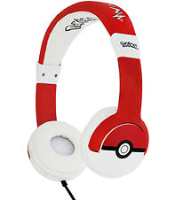 OTL Høretelefoner - Pokémon - On-Ear Junior - Pokeball - Rød/Hvi