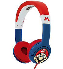 OTL Høretelefoner - Super Mario - Junior On-Ear - Mario - Rød/Bl OTL Høretelefoner - Super Mario - Junior On-Ear - Mario - Rød/Bl