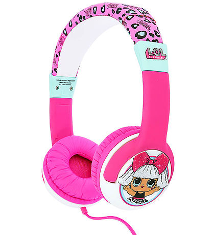 OTL Høretelefoner - LOL - On-Ear Junior - Pink/Turkis OTL Høretelefoner - LOL - On-Ear Junior - Pink/Turkis