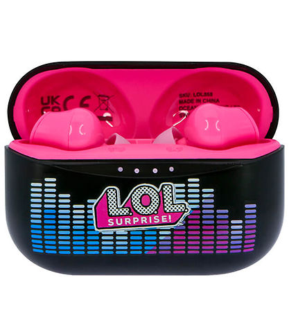 OTL Høretelefoner - LOL - TWS - In-Ear - Sort/Pink OTL Høretelefoner - LOL - TWS - In-Ear - Sort/Pink