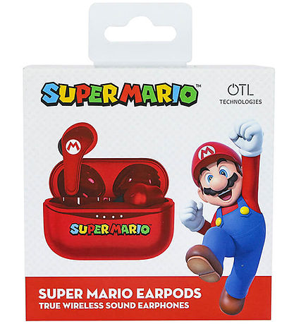 OTL Høretelefoner - Super Mario - TWS - In-Ear - Rød