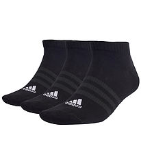 adidas Performance Ankelstrømper - 3-pak - Sort/Hvid adidas Performance Ankelstrømper - 3-pak - Sort/Hvid
