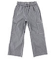 Sofie Schnoor Girls Bukser - Dark Grey Striped Sofie Schnoor Girls Bukser - Dark Grey Striped