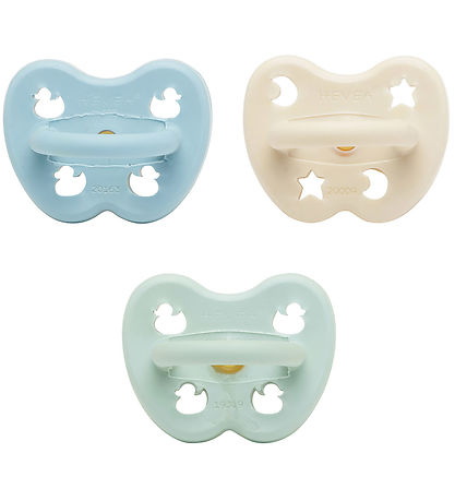 Hevea Sutter - 0-3 mdr - 3-pak - Naturgummi - Boy Mix Hevea Sutter - 0-3 mdr - 3-pak - Naturgummi - Boy Mix