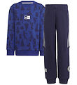 adidas Performance Bluse/Bukser - LK DY 100 - Blå/Navy/Sølv adidas Performance Bluse/Bukser - LK DY 100 - Blå/Navy/Sølv
