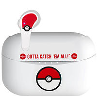 OTL Høretelefoner - Pokemon - TWS - In-Ear - Hvid/Rød OTL Høretelefoner - Pokemon - TWS - In-Ear - Hvid/Rød