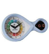 Kidywolf Vækkeur - Analog/Digital - Kidyalarm - Blå Kidywolf Vækkeur - Analog/Digital - Kidyalarm - Blå