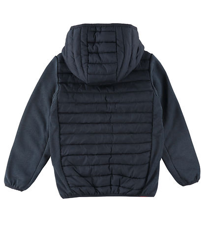 Jack & Jonas Dynejakke - JjeMulti - Noos - Navy Blazer m. Rød