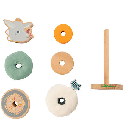 Lilliputiens Stabletårn - 7 Dele - Dragen Joe Lilliputiens Stabletårn - 7 Dele - Dragen Joe