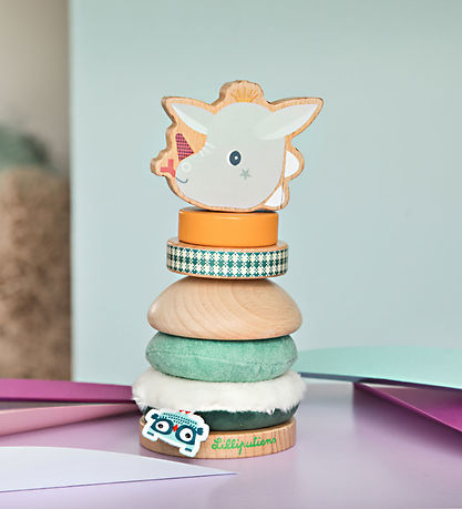 Lilliputiens Stabletårn - 7 Dele - Dragen Joe