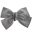 By Stær Bow Hair Clip - Blanka - 9.5 cm - Silver