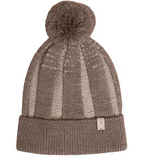 Huttelihut Hue - Uld - Toppy - Brun Huttelihut Hue - Uld - Toppy - Brun
